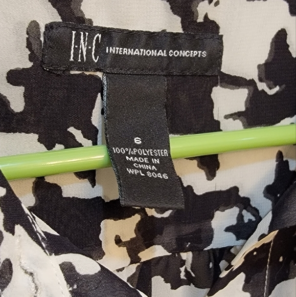 INC sheer button up shirt - Picture 2 of 2